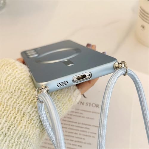 Coque souple Samsung S25 avec cordon pour garder les mains libres en voyage et shopping
