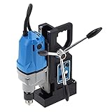 【1100W 100-720RPM】 El taladro magnético eléctrico viene con una poderosa fuerza de succión magnética de 10,000 N, generalmente adecuado para taladrar, roscar y escariar