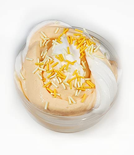 Creamsicle Swirl,Handmade Scented Butter Slime, Party Favor, Gift