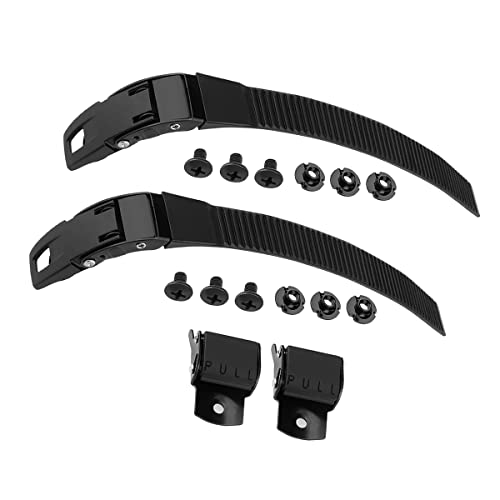 SAUYRASY 1Pair Rollerblade Replacement Straps Inline Skate Strap Replacement Inline Roller Skate Straps with Screws Nuts For Men Women Kids