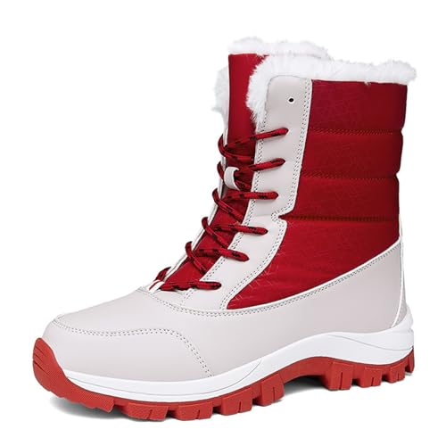 Bottes d'hiver chaudes et bottines de neige anti-dérapant femme NGARY chaussures randonnée