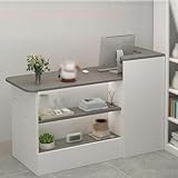 Taifuan Mostrador PequeñO De RecepcióN Estetica,120x100x45cm)