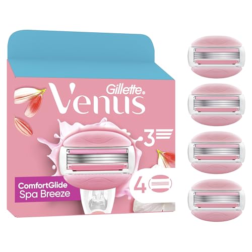 Gillette Venus Comfortglide Spa Breeze Rasierklingen Damen, 4 Original Ersatzklingen für Damenrasierer 1