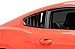 OSIAS Rear Quarter Side Window Scoop Louvers Sun Shade Cover Wind Vent Air Deflector Decoration Exterior Accessories for Ford Mustang 2015-2022