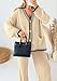 PRETTYGARDEN Lounge Sets for Women Fall 2026 Loungewear 2 Piece Outfits Cardigan Sweaters Track Suit Matching Winter Clothing (Beige,Medium)