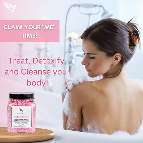 Muscle Pain Relief Bath Salts - Made in UK (450g) Natural Dead Sea Salts for Women Men. Luxury Detox with Essential Oils - Image 4