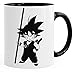 Produktbild MoonWorks Kaffee-Tasse Son Goku Child Super Saiyajin Dragonball Z Tasse mit Innenfarbe schwarz Unisize