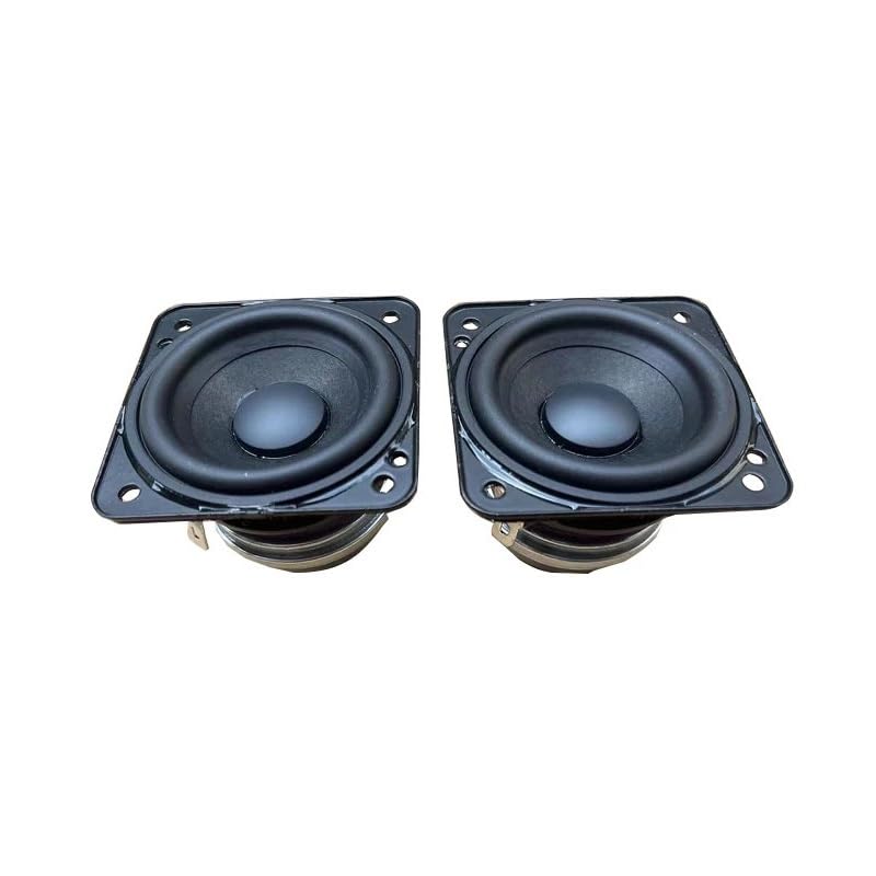 Altavoz de rango completo de 2 pulgadas for woofer de rango medio alto de 4 ohmios y 15 W, sistema de sonido for cine en casa, altavoz DIY, 2 piezas