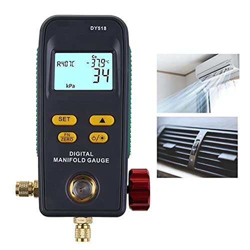 Gas Leak Detector Refrigeration Digital Manifold Gauge Meter Hvac Vacuum Pressure Temperature Test Natural Gas Leak Detectors #TOP2