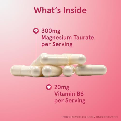Jarrow Magnesium Taurate Supplement, 300 mg, 90 Veggie Capsules - image 2