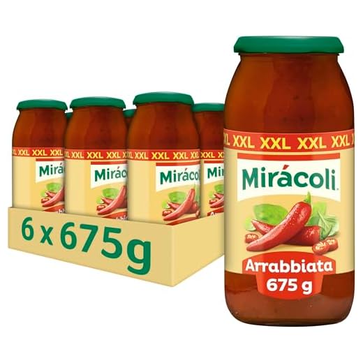 MIRACOLI® Pasta Sauce Arrabbiata 6x675g