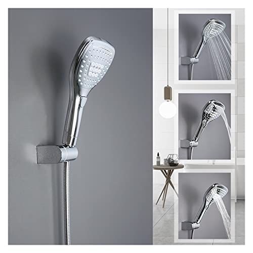 Pommeau de douche cascade en finition chrom&eacute;e durable avec support ABS - 6