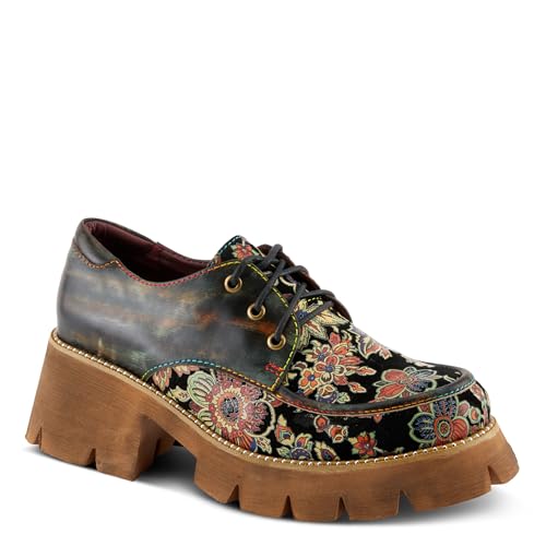 Spring Step L'Artiste Lugged Women's Platform Bootie - Chunky Sole, Edgy Rivet Accents, Fashionable & Comfortable2