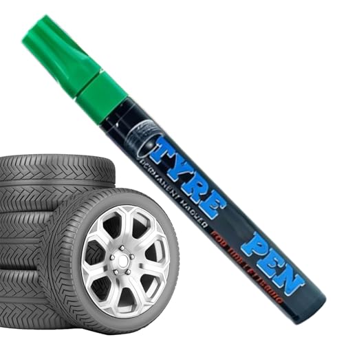 Générique Stylo De Peinture Pour Pneus - Marqueur Dessin Pneu Permanent Résistant aux Intempéries Effaçable - Stylo De Dessin Pour Peinture De Roues,Pour