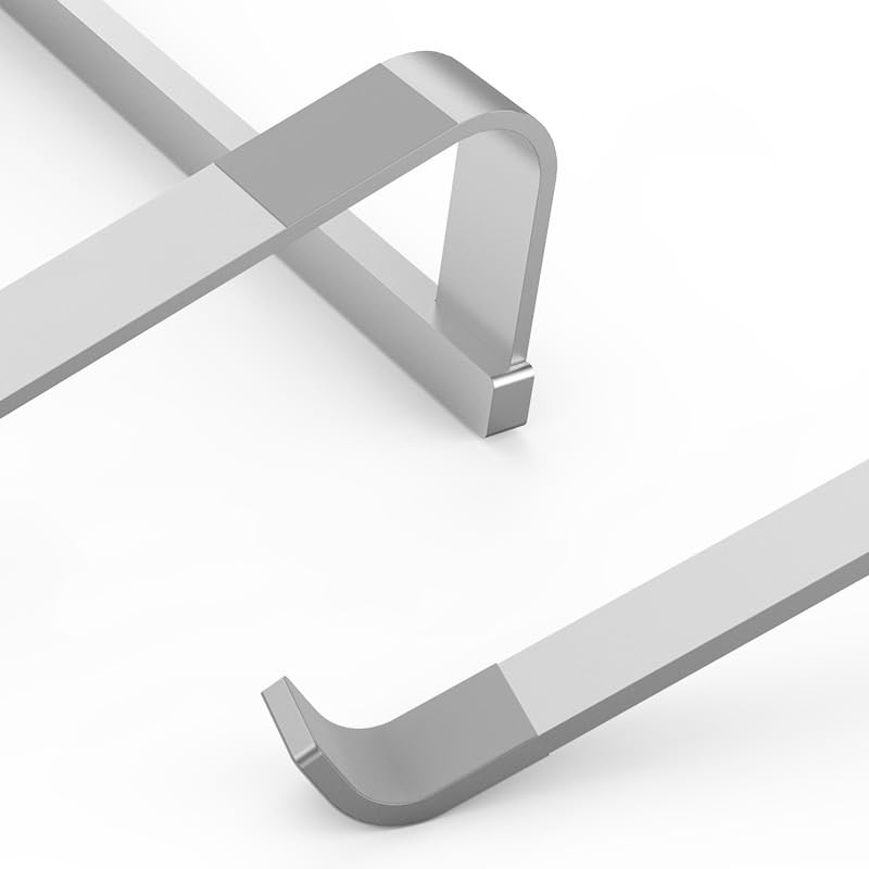 Support de bureau pour ordinateur portable surélevé en aluminium silver - 5