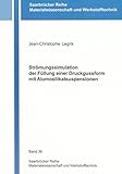  Strömungssimulation der Füllung einer Druckgussform mit Alumosilikatsuspensionen (Saarbrücker Reihe Materialwissenschaft und Werkstofftechnik)