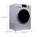 Equator All-in-One Washer Dryer VENTLESS/VENTED PET cycle 1.62cf/15lbs 110V in Silver