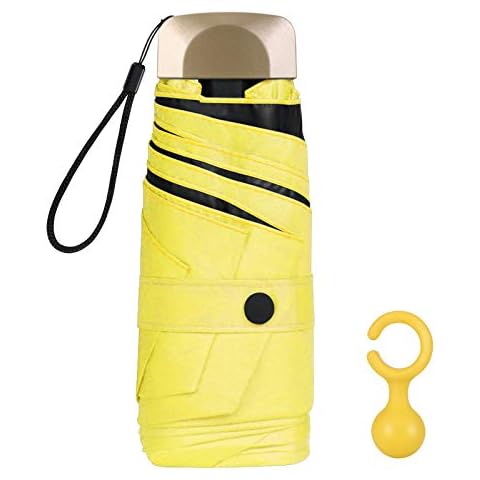 Vicloon Mini Paraguas Plegable con Protección UV y Resistencia al Viento y Agua Cover