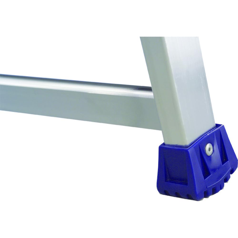 Svelt Scala Professionale 7 Gradini con Piattaforma e Parapetto – Alluminio Rinforzato con Profilo Scatolato – Altezza di Lavoro 346/366 cm – Portata 150 kg – EN131 e D.Lgs. 81/08