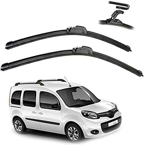 Balais d'essuie-glace avant haut de gamme pour Renault Kangoo de 2008 à 2020 durable