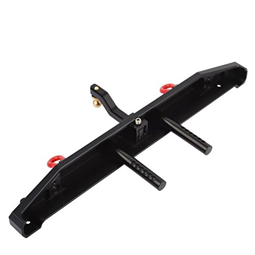 1/10 Rc Crawler Aluminium Alloy Rear Bumper Collision&Lights For Traxxas Trx-4 Trx4 Axial Scx10 Scx10 Ll #TOP1