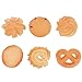Casiler 6pcs Artificiale Biscotti Finti di Simulazione di Simulazione Dessert per Decorazione Display Giocattolo Puntelli Model