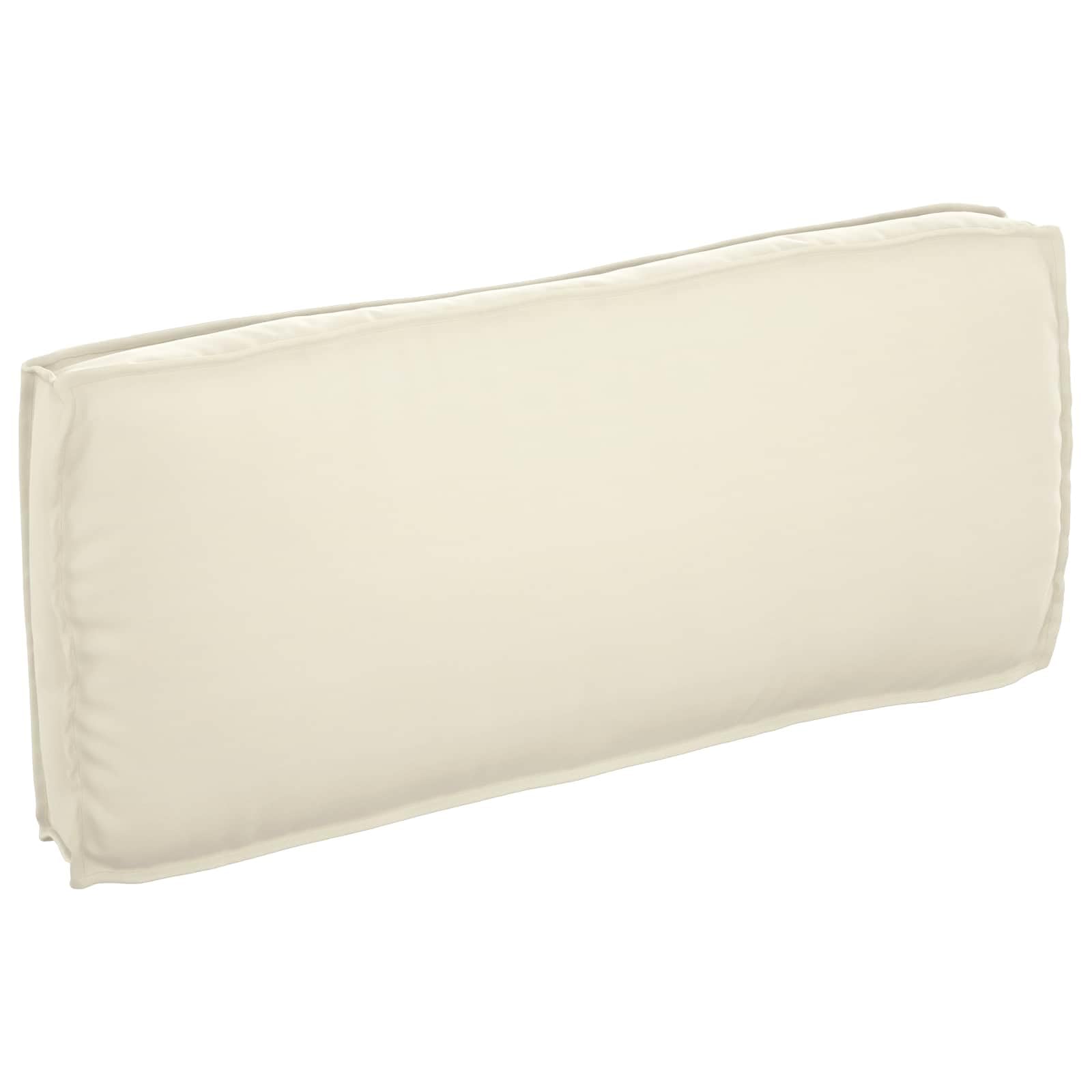 vidaXL Coussin Tissu Oxford Crème 120 x 50 x 12 cm
