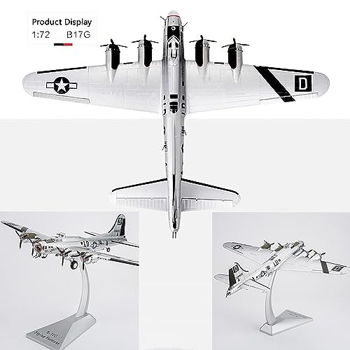 B-17 Fortress Bomber avión de guerra vintage preconstruido a escala 1/72 modelo de exhibición 4