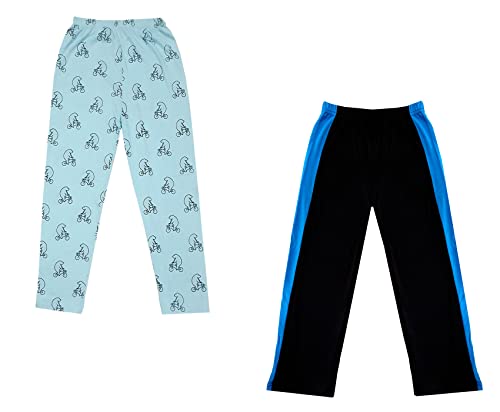 Image of indi weaves Boys and Girls Cotton Solid and Printed Pyjama /Pant /Trackpants