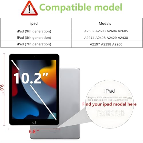 Image of OHAYO 9H Military Strength Car Display Screen Protector for iPad 10.2 Inch (9th Gen 2021 / 8th Gen 2020 / 7th Gen 2019) - Not Tempered Glass, Ultra Hard Scratch Resistant Film, HD Clear, Bubble-Free, Tough Protective Layer for Car Screens