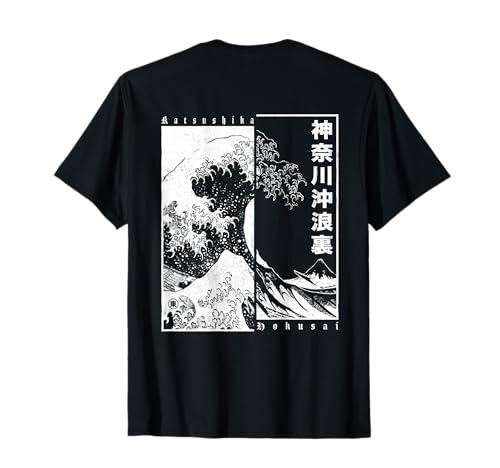 Image of Classic Japanese Art Merch for Japan Enthusiasts Women's Black Small Japanese Graphic Anime T-Shirt
