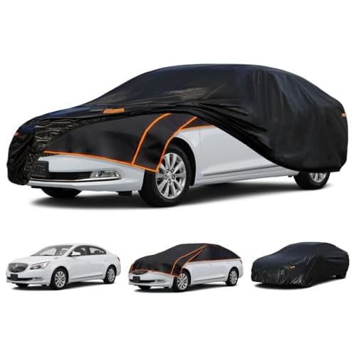 Kayme Padded Hail Protector Car Cover Custom Fit for Buick Lacrosse, Anti Hail Blanket with Multilayer Thickened Design, Hail Proof & All Weather Outd
