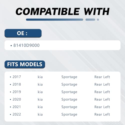 Image of KELOKE Door Latch Lock Actuator Compatible with kia Sportage 2017 2018 2019 2020 2021 2022, Rear Left Driver Side, Replace# 81410-D9000, 81410D9000