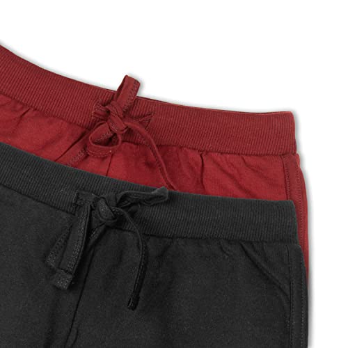 Image of Real Basics Premium Cotton Printed Shorts for Girls (Pack of 2)