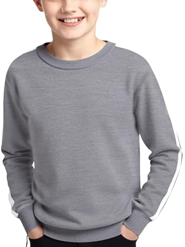 Pull rayé pour garçon en tricot idéal pour l'école et l'automne
