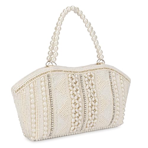 Image of LONGING TO BUY Hand Crafted Designer Box Clutch - Zari Embroidery For Women
