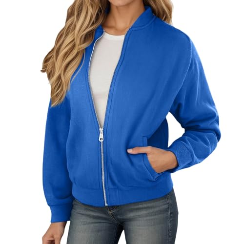 Veste femme mi-saison légère et sportive à manches longues zippée