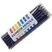 Rainbow Pencils - Black Wood Cedar - Write and Draw in 7 Brilliant Colors - Will Not Crumble