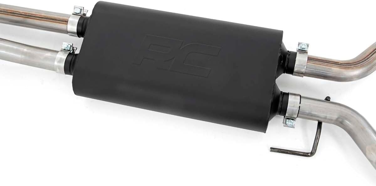 Rough Country Dual Cat-Back Exhaust for 2009-2021 Tundra | 4.6L/5.7L - 96012