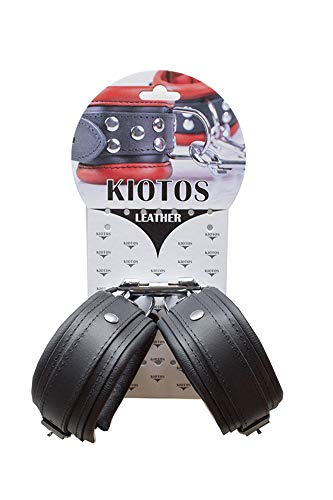 Poignets de cheville Kiotos noir 4 cm pour musculation - 2