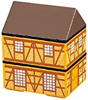 Hakoya Microwaveable Brick Farm House 2 Tier Lunch Box, Brown