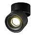 Produktbild Dr.lazy 10W LED Aufbauleuchte Deckenleuchte,Deckenspots, wandleuchten,Deckenfluter,Deckenstrahler,DeckenLampe,Deckenbeleuchtung,Falten Drehen Aufputz Deckenleuchte,Aluminium,10x10x10CM (Schwarz-4000K)