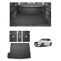 ELMASLINE Tapis En Caoutchouc 3D Pour BMW X3 (G45) 2024-2025 | Accessoires - Tapis De Sol Avec Bord De 5 Cm