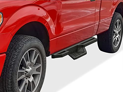 Estribos APS acero inoxidable 6.5in para Ford F150 miniatura 4