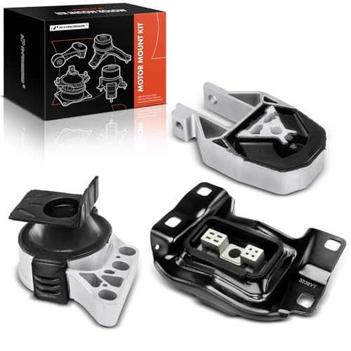 A-Premium 3PCS Engine Motor Mount Transmission Mount and Torque Strut Mount Set Compatible with Ford Escape 2013-2019, Transit Connect 2014-2022, 2.0L 2.5L, Automatic Transmission, Replace# AV6Z6068A