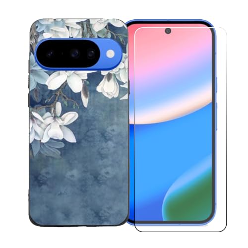 CongJiaLingXi�P�[�X�K�p�� Google Pixel 11 (6.3") + �������ꂽ�K���X�X�N���[���v���e�N�^�[�A�_��ȃV���R�[���V�F���o���p�[TPU�ی�J�o�[�̂���,BST11