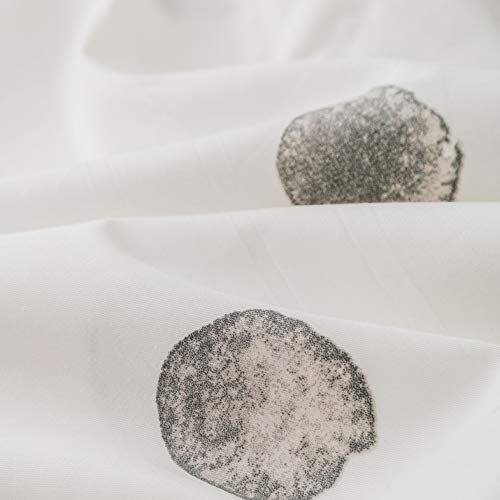 Yuheguoji YHGJ2019828K312Z Grey Polka Dots Duvet Cover Queen 100% Cotton Black And White Circle Duvet Cover 3 Pcs Set 1 Neutral Modern Geometric Duvet Cover thumb #4