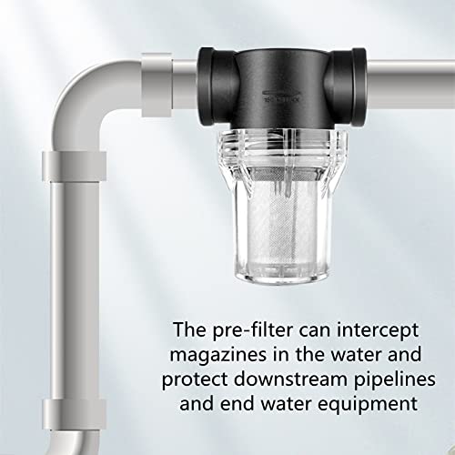 Shuangtong Sediment Filter Pressure Washer Filter Stainless Steel Filter 40Mesh Screen For Outdoor Gardening Inlet Water 3/4 Inch Female Thread Connector thumb #6