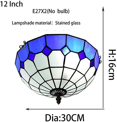 Lámpara de techo Tiffany retro para comedor y salones elegantes 2