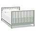 DaVinci Sammy Scallop 4-in-1 Convertible Crib in Light Sage, GREENGUARD Gold Certified